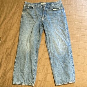 Madewell low-slung straight 30 petite jean